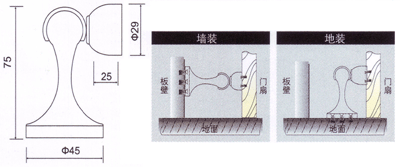 Panasonic door stopper